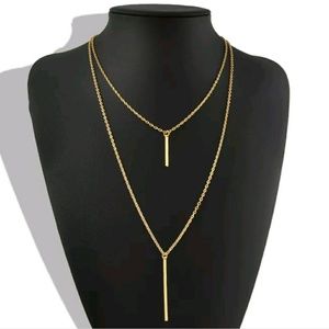 2 tier necklace long